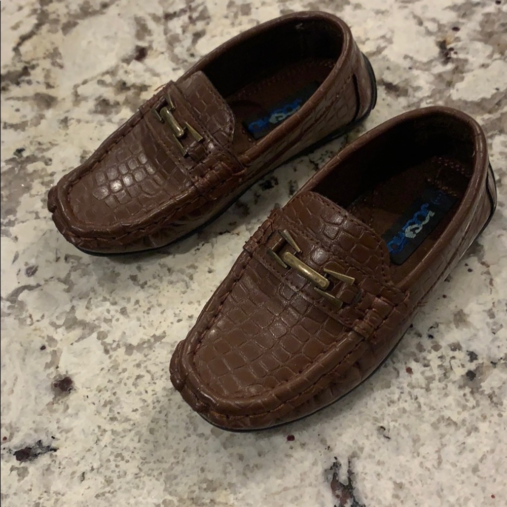 Brown loafers